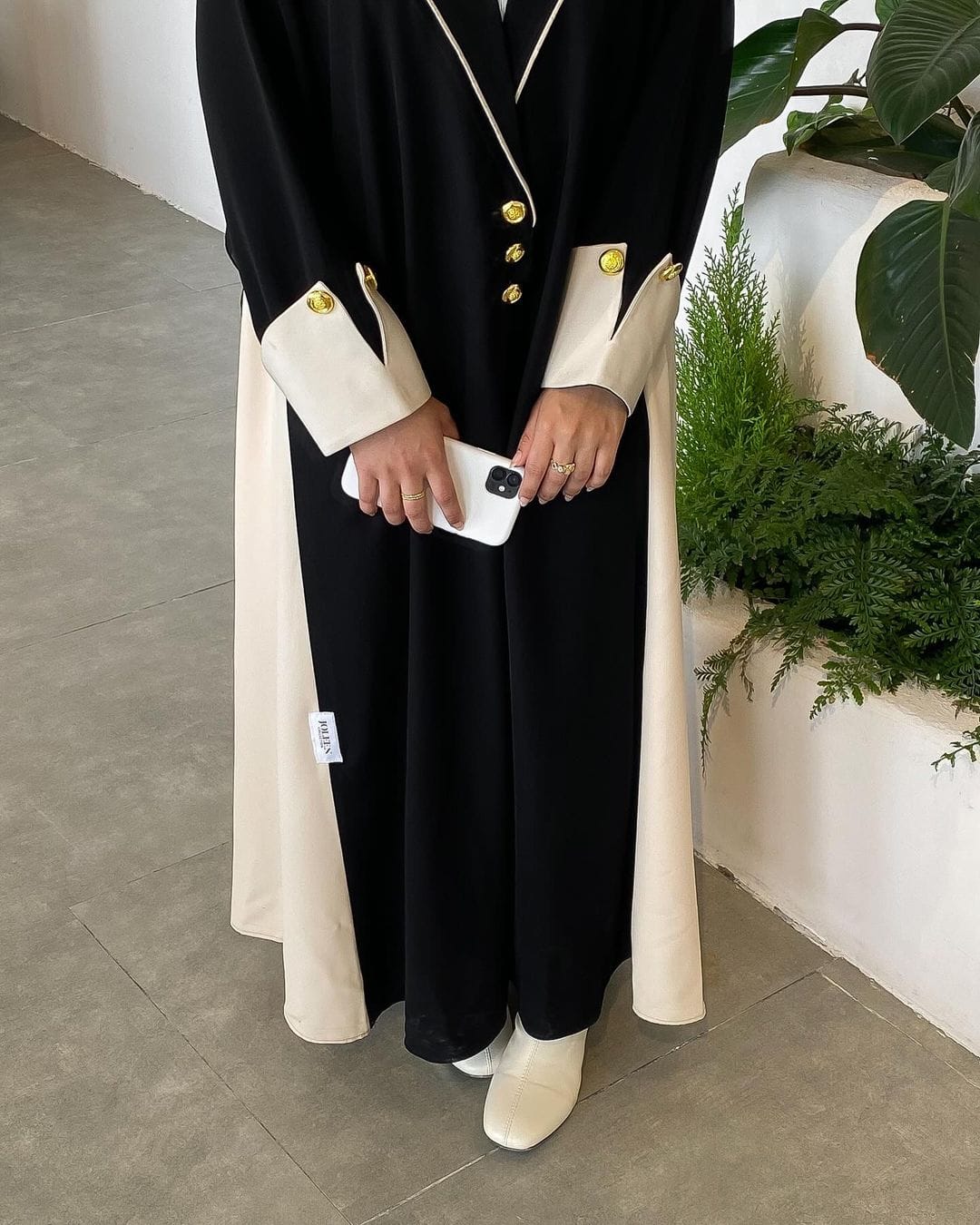 عبايه انيقه للدوام كشخه تحديد سكري جوانب كم مقلوب