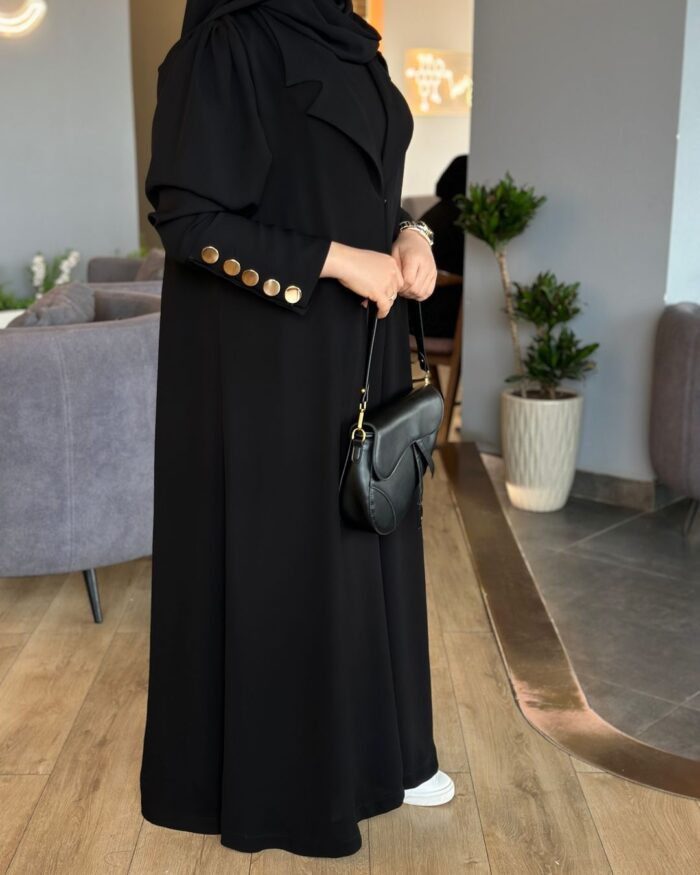 عبايه نص كلوش تهبل للطلعات كم عادي قلاب