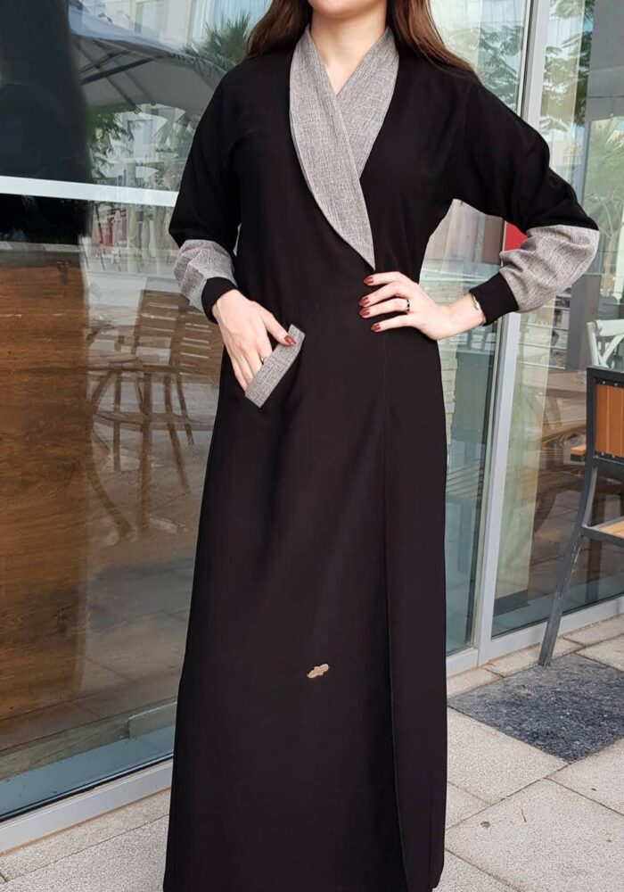 عبايه ملكي لف ساده للدوامات أنيقه