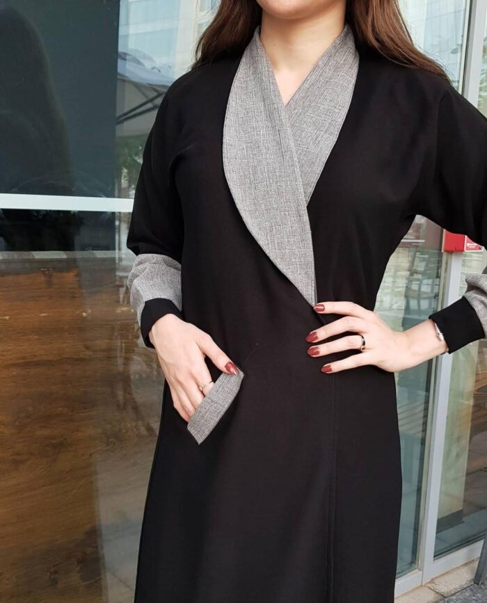 عبايه ملكي لف ساده للدوامات أنيقه