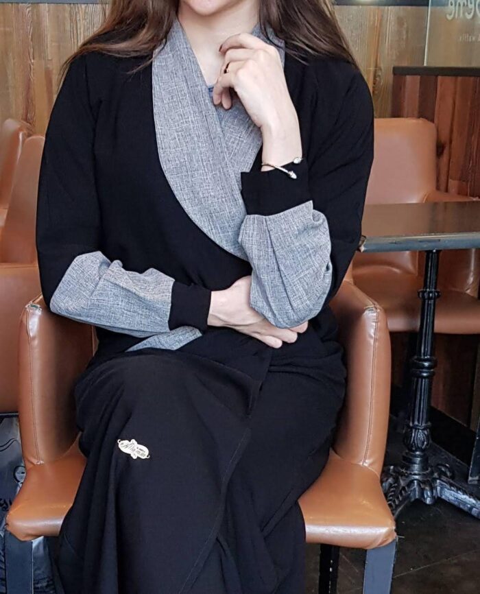 عبايه ملكي لف ساده للدوامات أنيقه