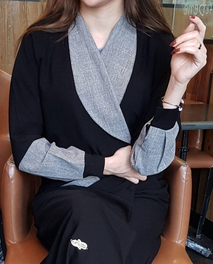 عبايه ملكي لف ساده للدوامات أنيقه