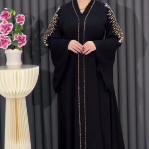 oYAABUQX8BzIfAUK22B96IKwoyrIiaiwHURC34 عبايه ملكي تطريز امام مربعات لف أنيقه للطلعه لف