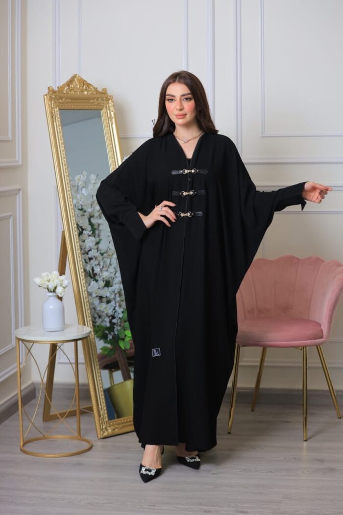 عبايه أنيقه صيفيه نص بشت قطري