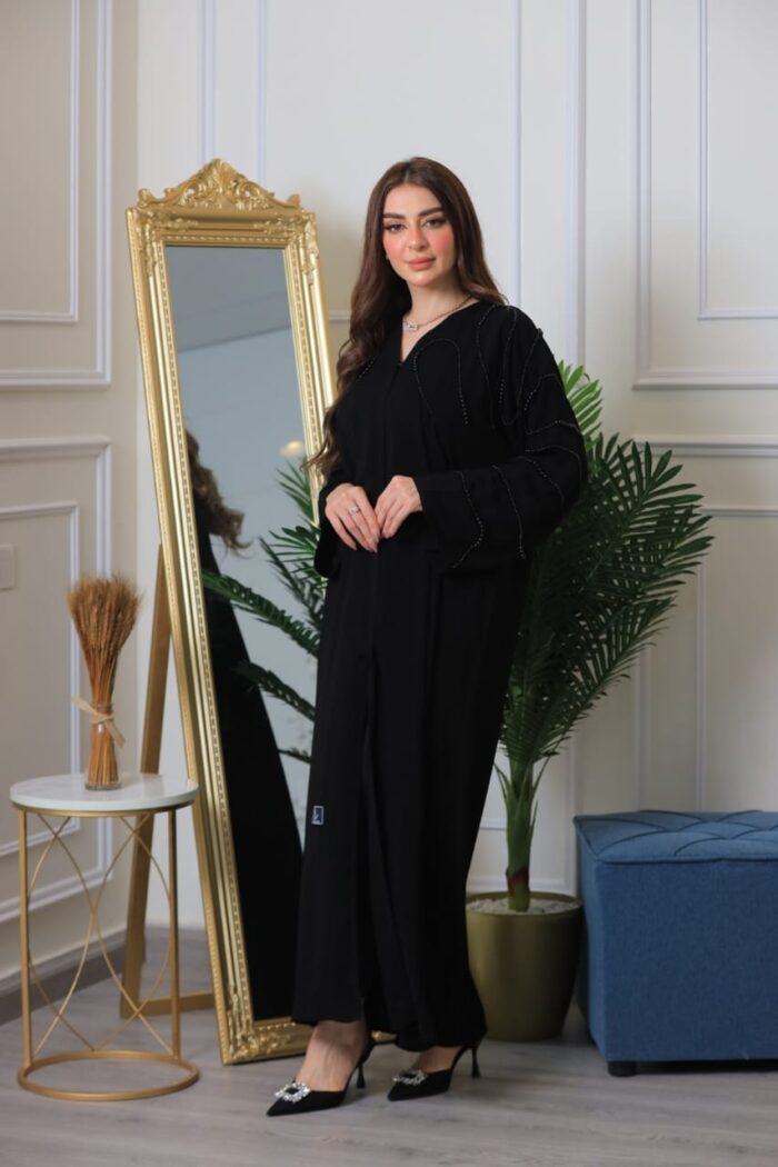 عبايه ملكي للمنقبه فخامه وأنوثه لولو