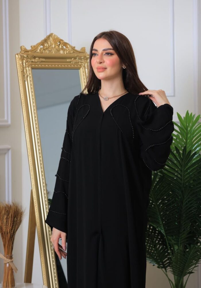 عبايه ملكي للمنقبه فخامه وأنوثه لولو