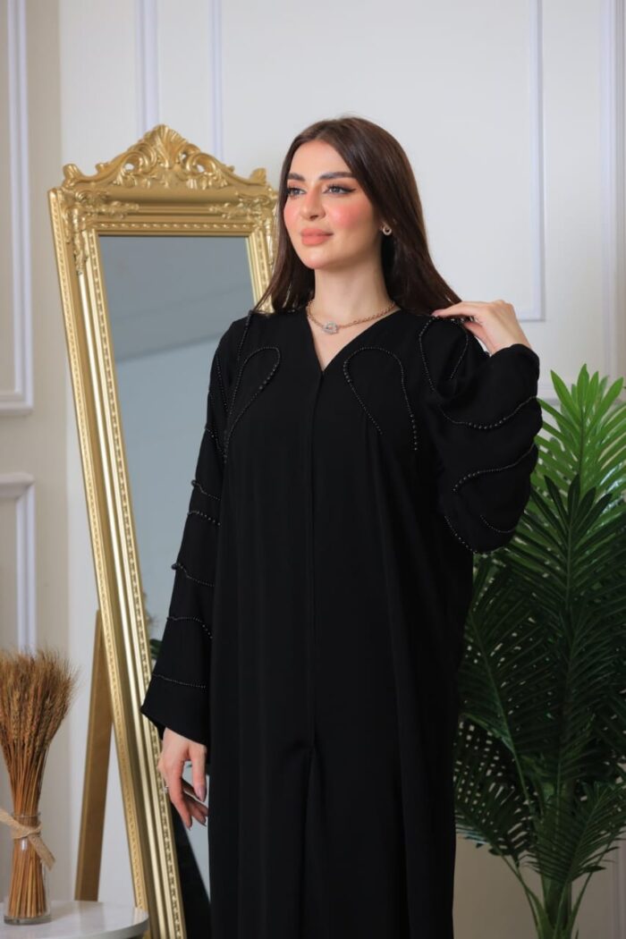 عبايه ملكي للمنقبه فخامه وأنوثه لولو