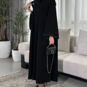 WhatsApp Image 2025-06-04 at 2.17.34 PM عبايه ملكي كلوش كامل أنيقه للطلعه ساتره متوفره لونين