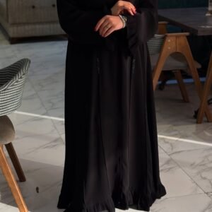 عباية تصميم ساده مكسر