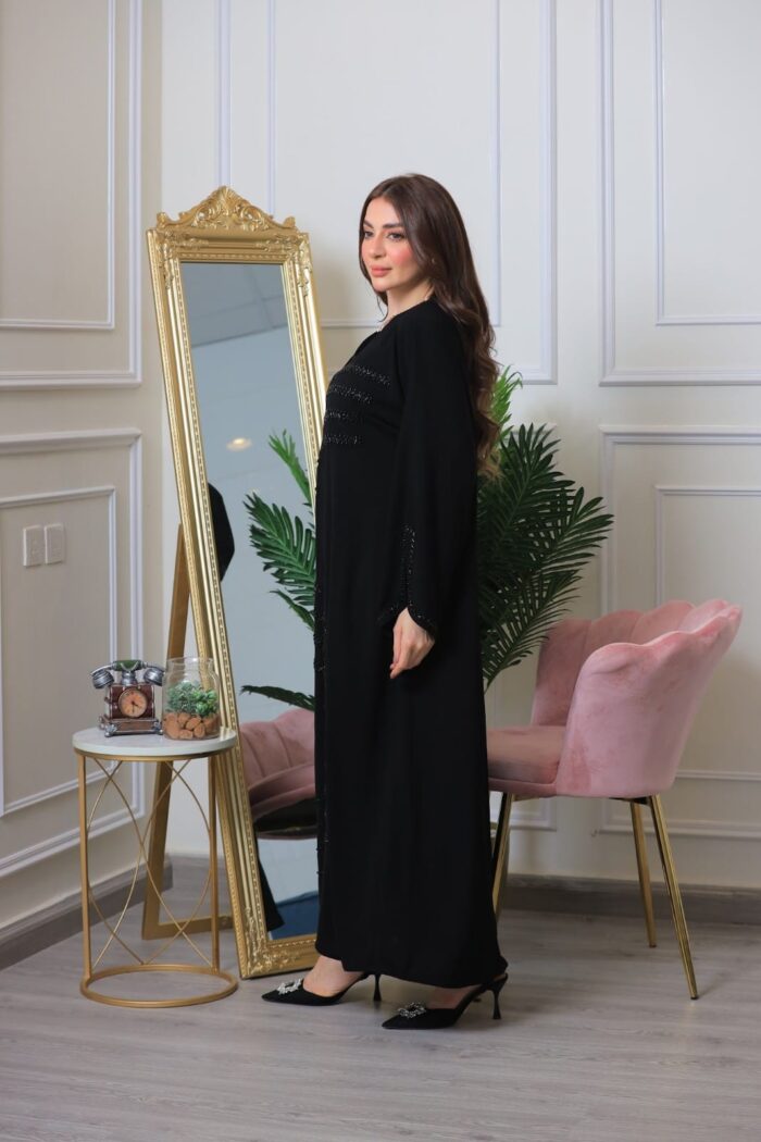 عبايه ملكي قماش ناعم للمناسبات