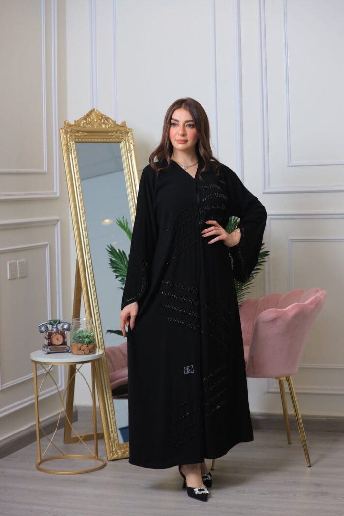 عبايه ملكي قماش ناعم للمناسبات