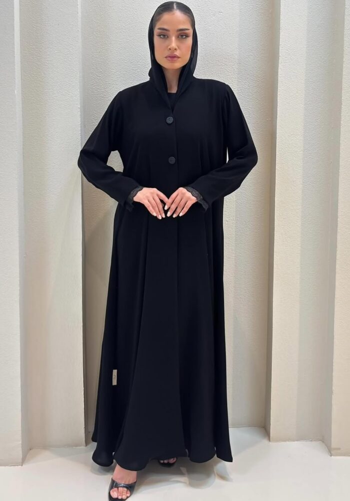 عباية نص كلوش انيقه سااااده