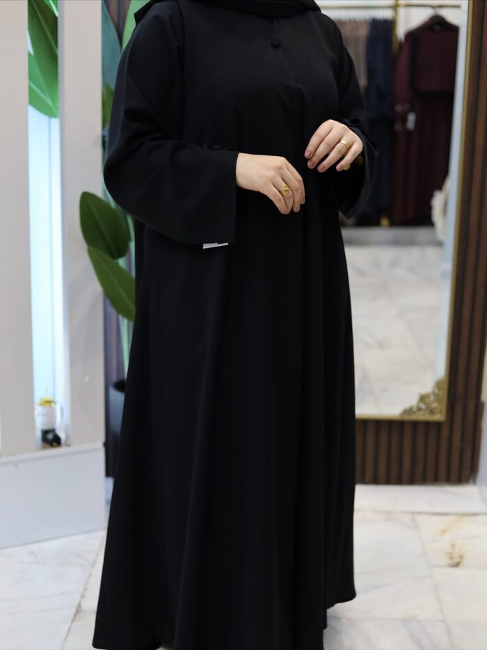 عبايه نص كلوش تهبل ساده كم عادي