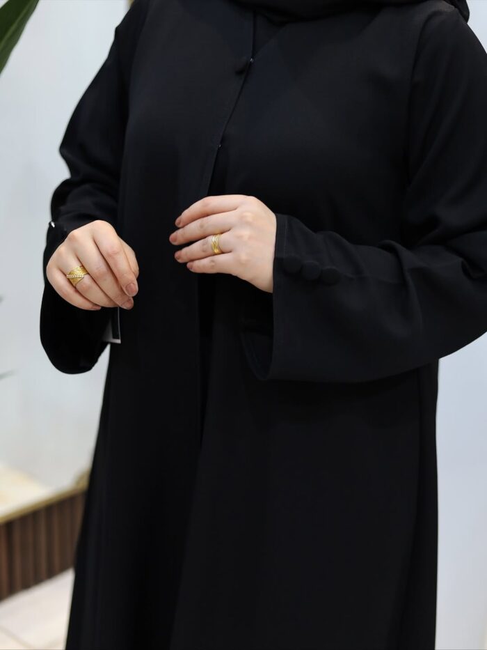 عبايه نص كلوش تهبل ساده كم عادي