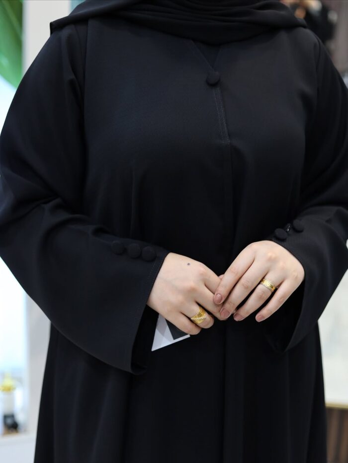 عبايه نص كلوش تهبل ساده كم عادي