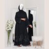 عباية نمبر ون أنيقه دبل شيفون مطرزه