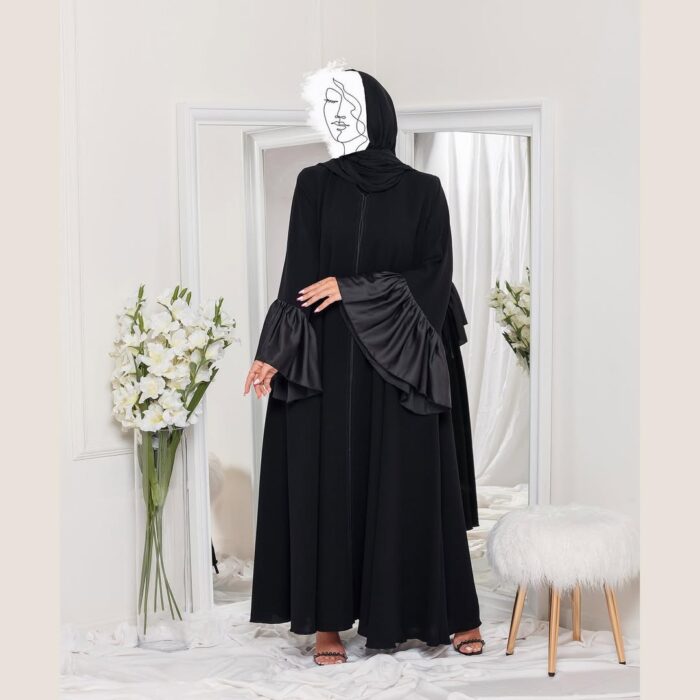 عبايه انيقه كشخه كلوش كم كرنيش