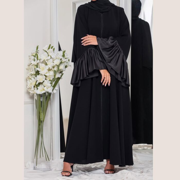 عبايه انيقه كشخه كلوش كم كرنيش