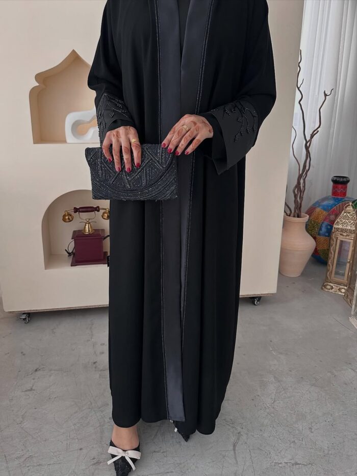 WhatsApp Image 2026-02-11 at 8.25.41 PM عبايه انيقه نص كلوش تطريز كم