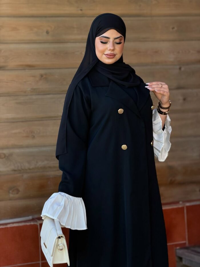 WhatsApp Image 2026-02-15 at 9.16.45 AM عبايه نص كلوش تهبل أنيقه للطلعه