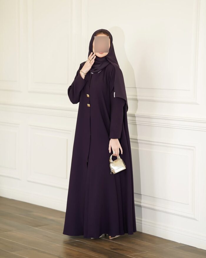 عباية مملونه عملية انيقه