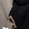 عباية فخامة تطريز اسود