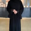 عباية كلوش بأكمام شيفون فاخرة